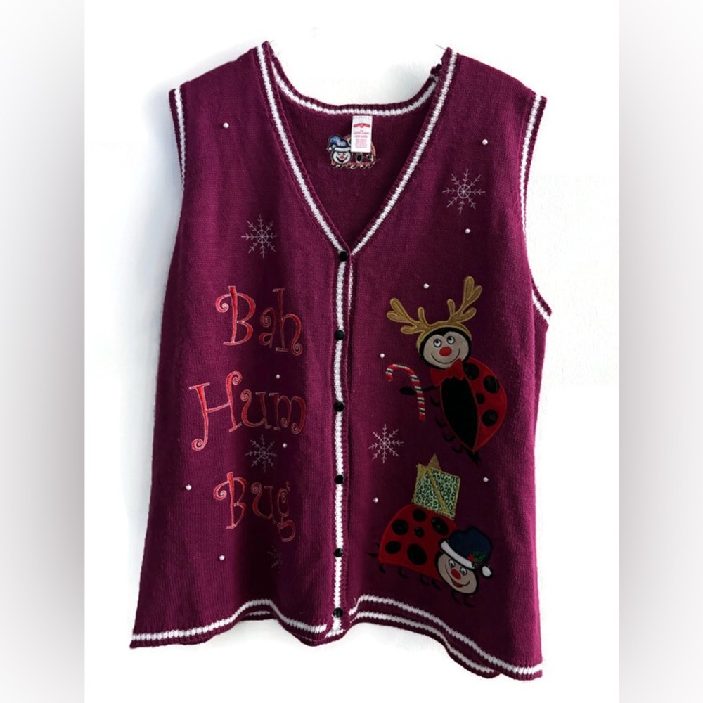 Christmas Sweater Vest Size 3X